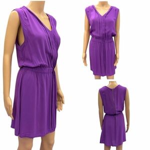 Converse Purple Sleeveless V Neck Dress Womens Large